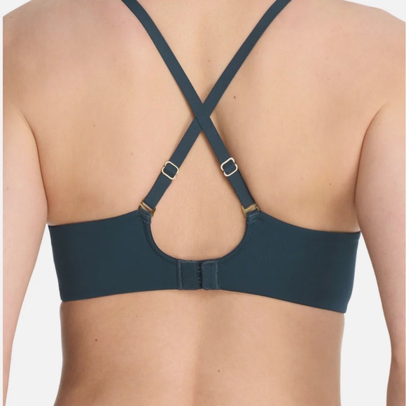 Natori Heavenly Convertible Bra Size 34D MSRP $74 Crystal teal NWT - Picture 3 of 5